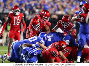 Colorado Buffaloes Football vs Utah Utes Football Match Player Stats
