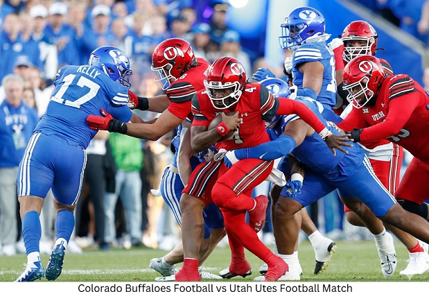 Colorado Buffaloes Football vs Utah Utes Football Match Player Stats