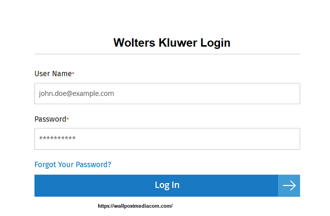Wolters Kluwer Login