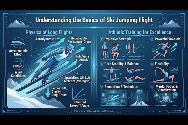 how is it possible for ski jumpers to stay in the air so long and how do they train for that?